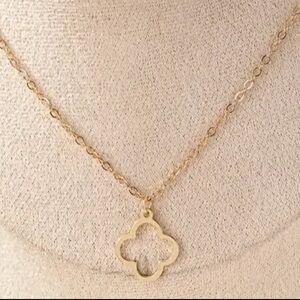 Clover Necklace 14k Gold Plated